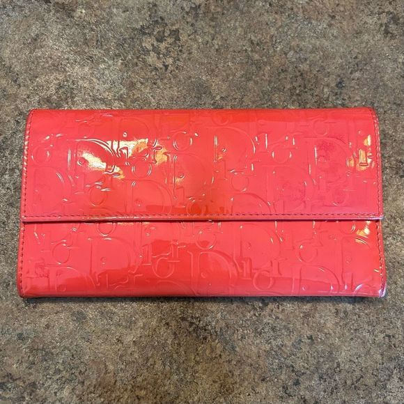 Dior Handbags - Christian Dior Quilted Patent Leather Pink
